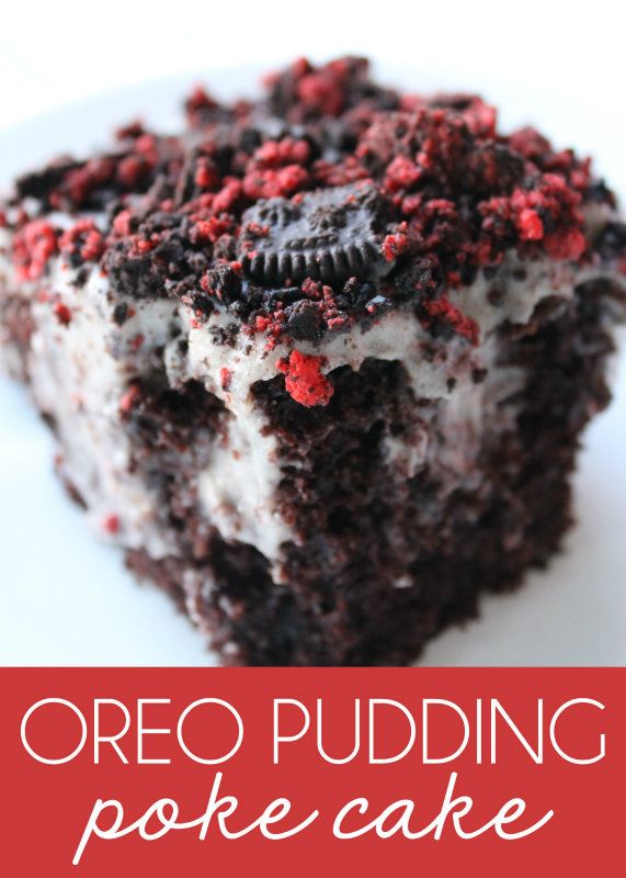 Oreo Pudding Poke Cake Chella s Common Cents